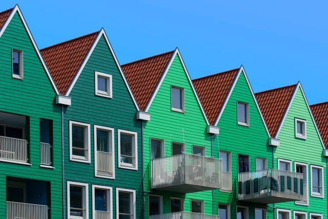 Achtergrond foto van de stad Zaanstad